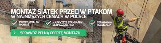 Czyszczenie balkonów / Montaż siatki przeciw ptakom
